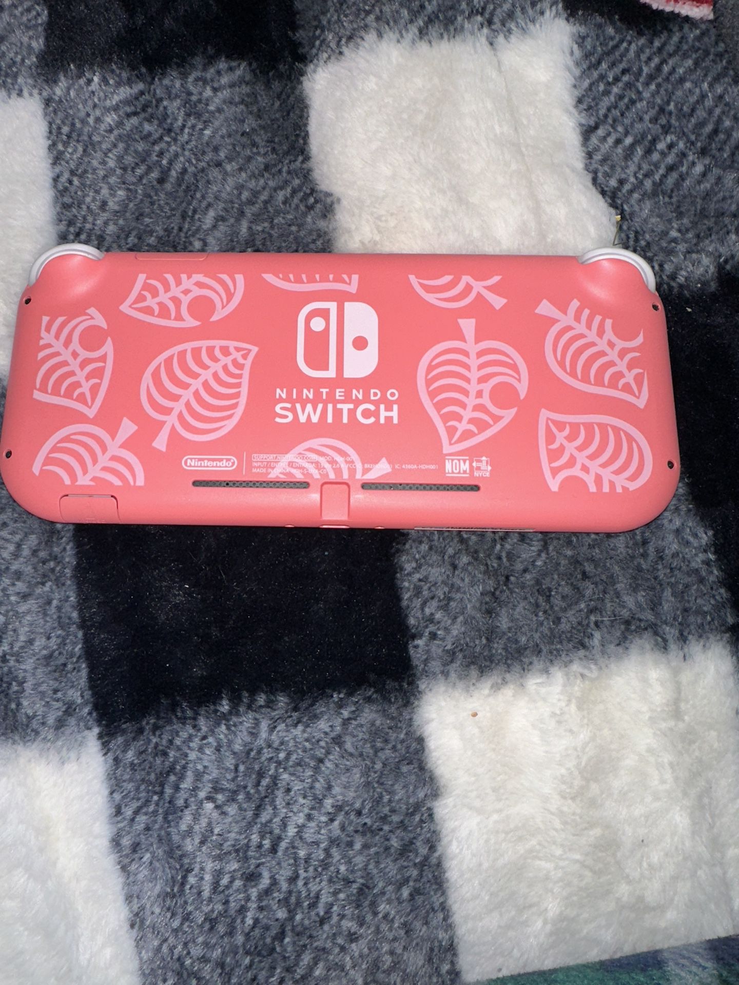 Nintendo switch light and animal crossing carrying case