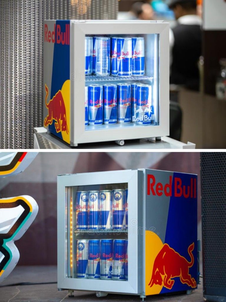 Red Bull Mini Fridge