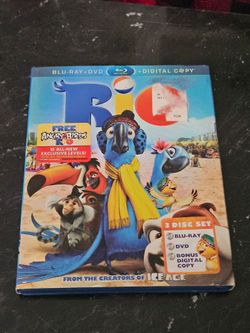 Rio Blu-ray + DVD + Digital Copy 3-Disc Set
