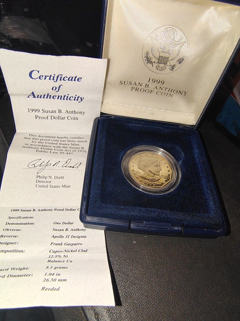 1999 P SUSAN B ANTHONY
