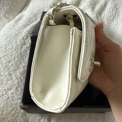 CC mini Crossbody Bag Pastel White 