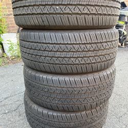 SET 4 USED TIRE 235/50R19 CONTINENTAL INSTALLATION AND BALANCING $160 Cash Only 