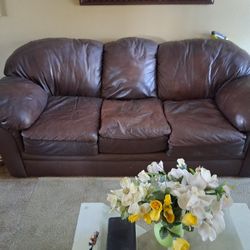 Leather Sofa 