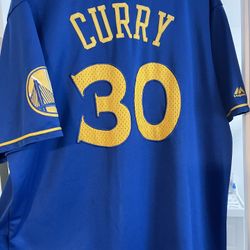 Warriors Curry Baseball Style Jersey