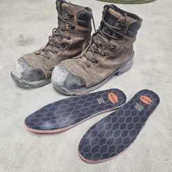 Brunt 10.5 Wide Construction Boots New Insoles