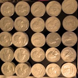  Uncirculated U.S Silver Quarters $20 Each
