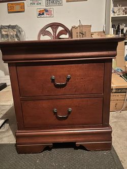 Solid Wood Cherry Nightstand - Open to Negotiate