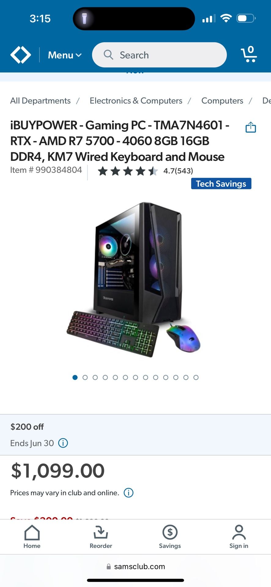 iBUYPOWER - TraceMesh Gaming Desktop – Intel Core i7-13700F – 16GB Memory – NVIDIA GeForce RTX 3060 8GB – 1TB NVMe - Black
