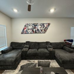 Mammoth Sectional Smoke Grey