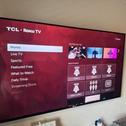 📺 TCL 65” Roku Smart 4K UHD TV – Model 65S435 (OBO)