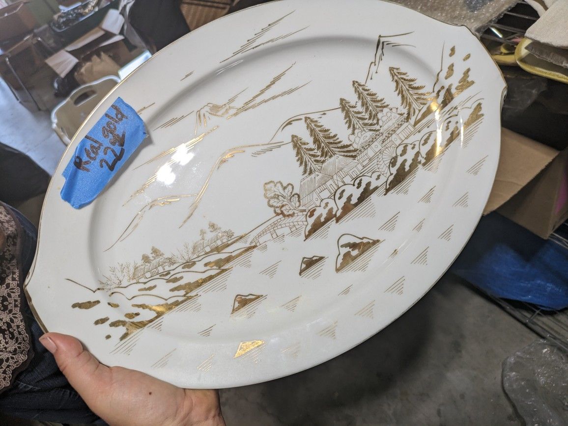 Gold Plated Plate
