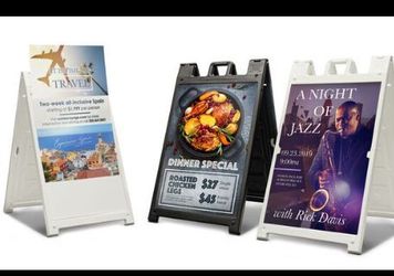 A-frame Signs Used - Sidewalk Signs Used Low Price $60