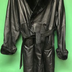 Women Leather Cost Size M