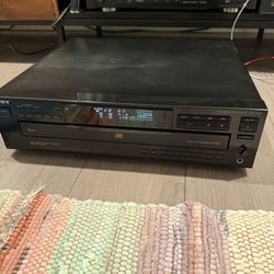VINTAGE Sony CDP-C335 5 Disc CD Changer Player Made In Japan