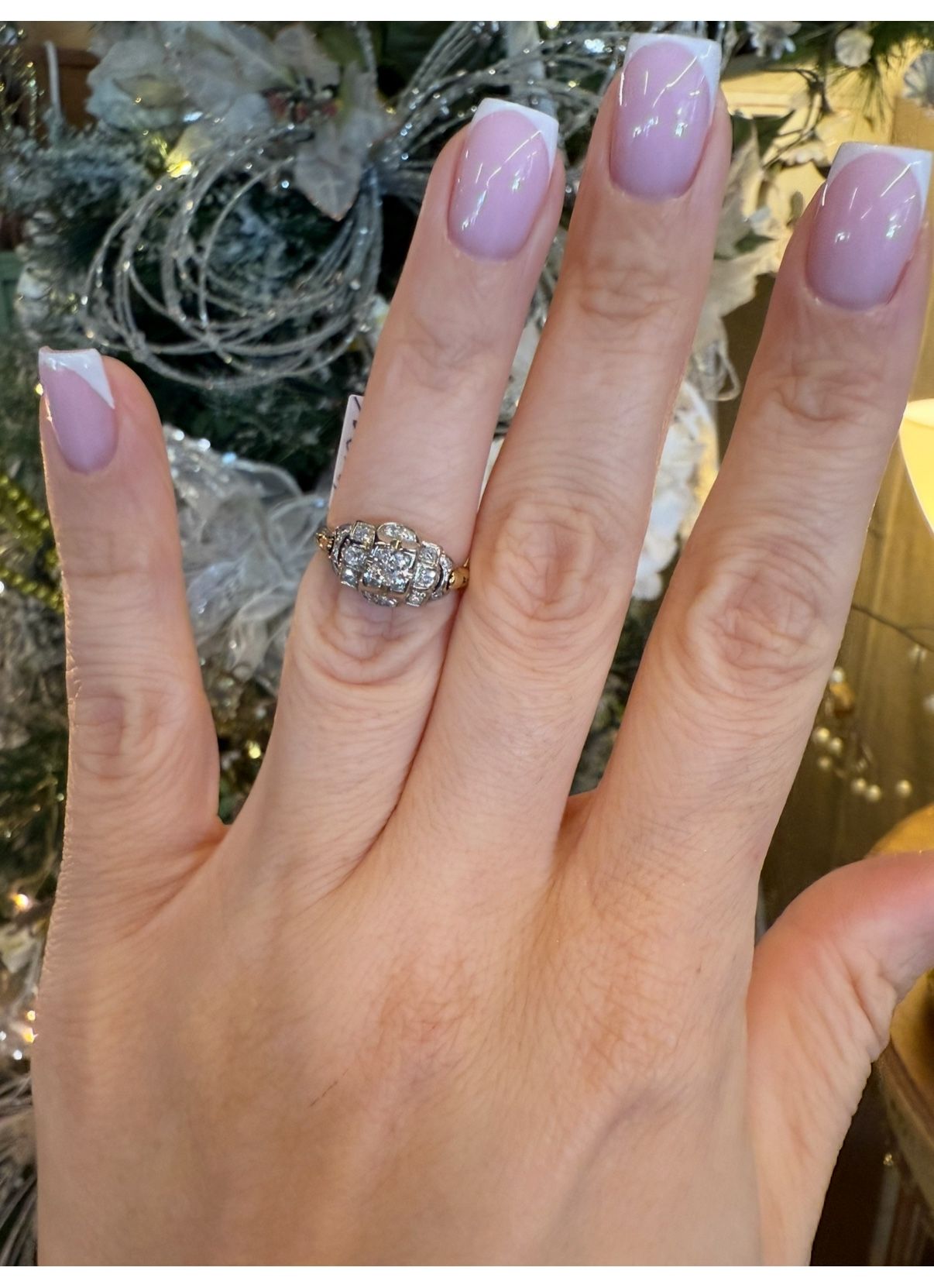 14K And 18K Gold Natural Diamonds Ring