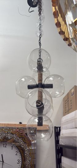 Multi-Globe Glass Pendant Chandelier