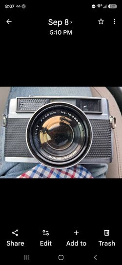 Mamiya-Sekor 48mm f/1.7 Film Camera