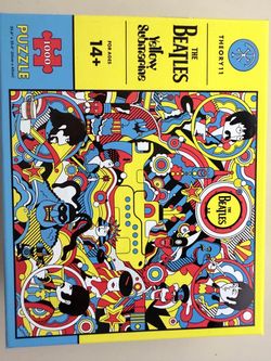 The Beatles Yellow Submarine 1000 Piece Puzzle