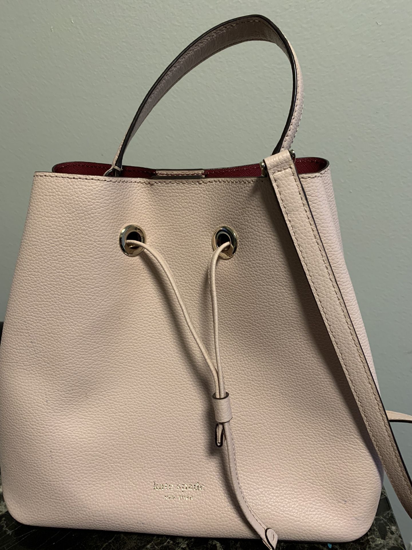 Medium pink Kate Spade Bucket bag