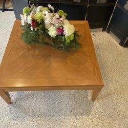 Square Coffee Table Wood 