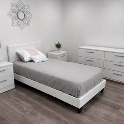 TWIN SIZE BEDROOM SET  // JUEGO DE DORMITORIO TWIN  