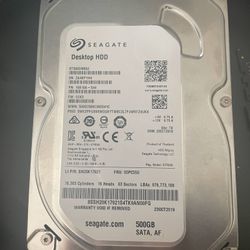 Seagate Desktop HDD 500gb Hard Drive 