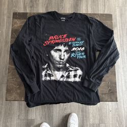 Bruce Springsteen 2016 The River Tour T-shirt Rare Jersey MetLife Show Sz M RARE