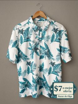 Camisa Polo MATIX Hombre XL - Estampado Tropical
