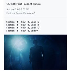 Usher Tickets For Sale!!!! Best Deal!!!