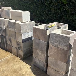 Concrete cinder blocks