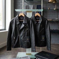 Real 100 percent goat leather jacket