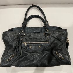 Balenciaga Designer Black Bag