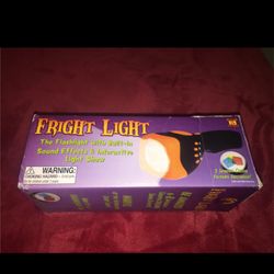 	 HALLOWEEN.  Innovage Inc. Black/Orange "Fright Light" with 8 Sound 