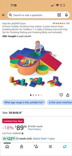 Brand New Toddler Climbing Blocks