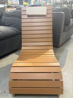 44.1” In-Pool Chaise Lounge Chair for Sun Shelf 8–10” Water, Headrest, 330 LB Capacity