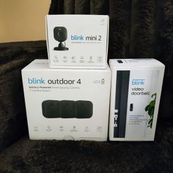 Blink Security Camera Bundle. Read Description For Details And Location.