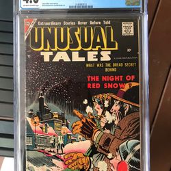 Unusual Tales #9 (1957) CGC 4.0 — O/w To White Pages; Steve Ditko Silver Age Horror