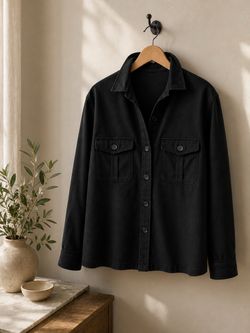 Classic Patch Pocket Shirt Jacket