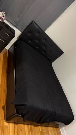 FULL bed frame and mattress