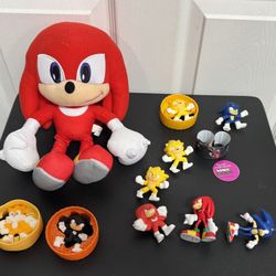 Sonic the Hedgehog Plush and Toys $10 for All