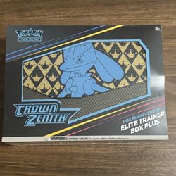 Pokémon Center Exclusive Crown Zenith ETB