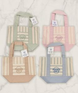 Trader Joe’s tote bag new in colors: Mint, Tan, Pink or Blue
