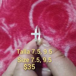 925 Sterling Silver Women's Rings/Anillos De Plata 925 Para Dama