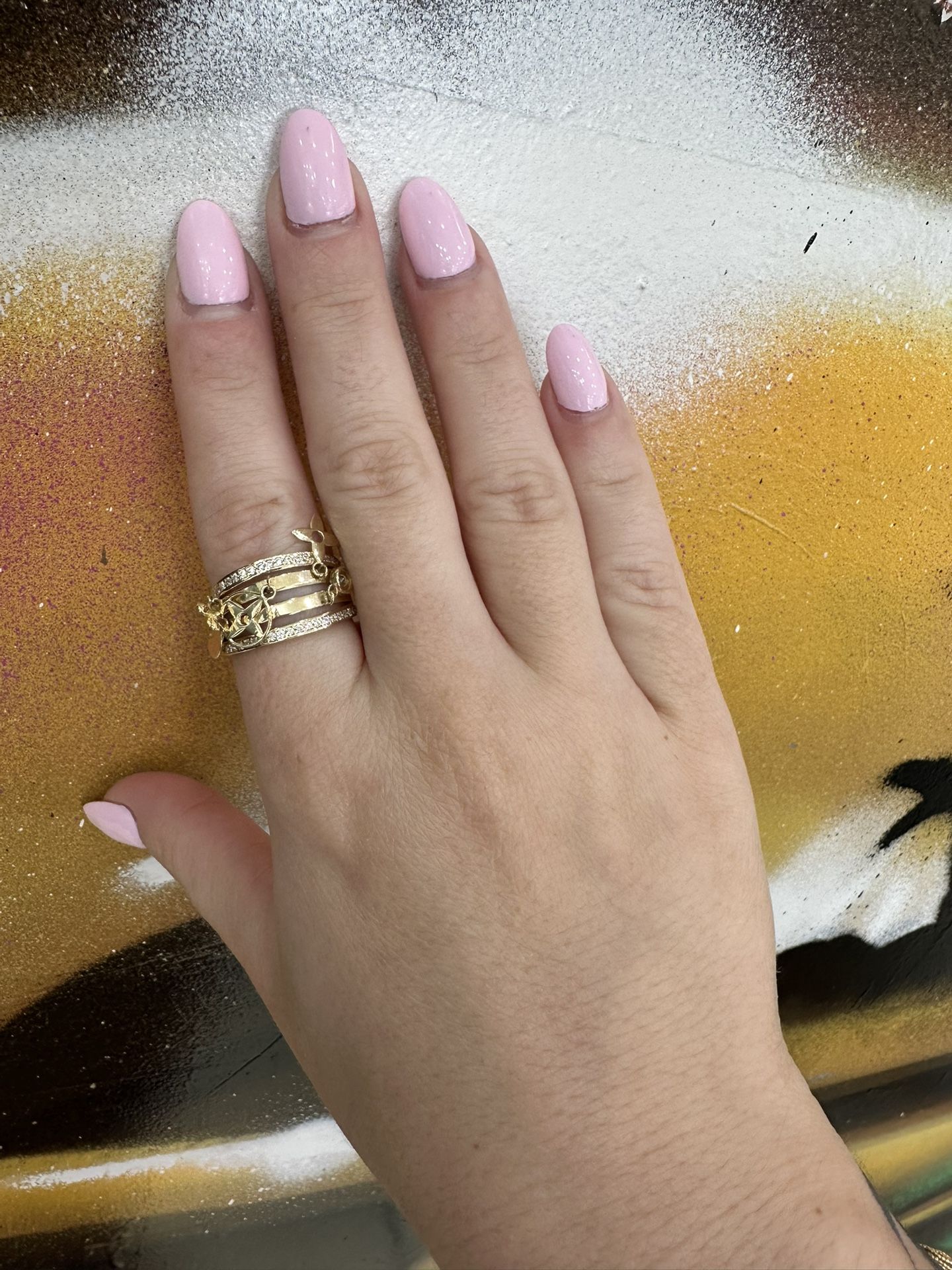 14k CZ STONE RING