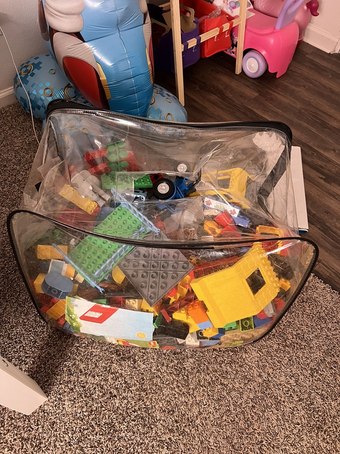 Big bag of LEGO With Instructions