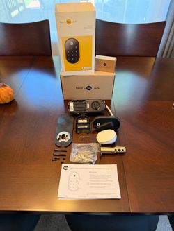 Nest x Yale Smart Lock Bundle (Nest Connect)-Black Suede-Tested Factory Reset