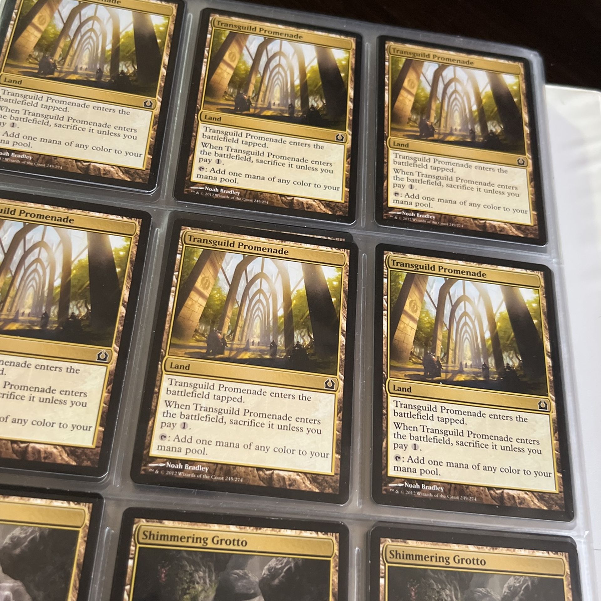 Mtg Trans guild Promenade Lot Of 9  Cards To Use For Multi Color Decks