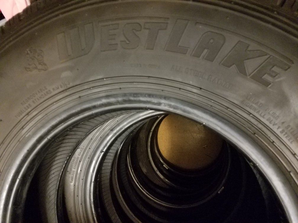 2019 Westlake 235/80R16 Trailer tires like new