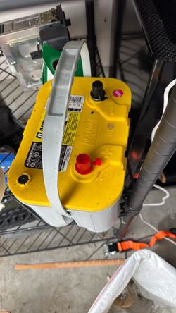 New yellow top new blue top battery