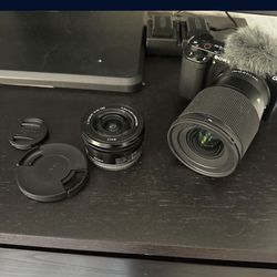 Sony ZV-E10 With Accessories And SIGMA 16mm